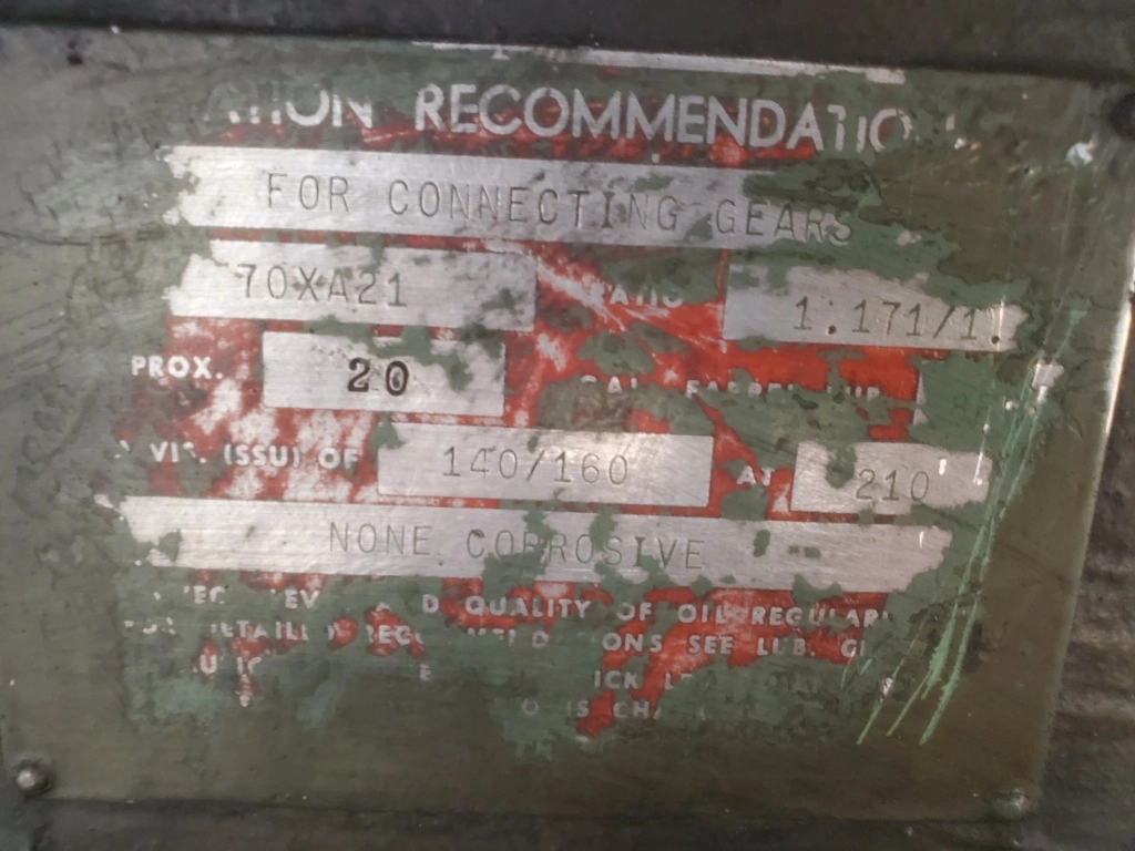 Farrel Unidrive Gearbox for #11D or F270 Banbury Rubber Mixer