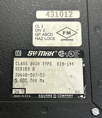 Used SYMAX 8030-RIM-144 PLC Input & Output Ohio US | Surplus Asset Holdings #1244207
