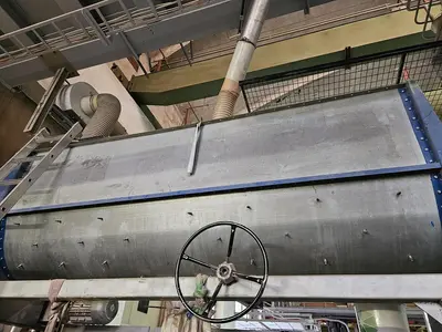 USED HOSOKAWA TWO-STAGE PLASTIC SHREDDING AND GRANULATION SYSTEM
