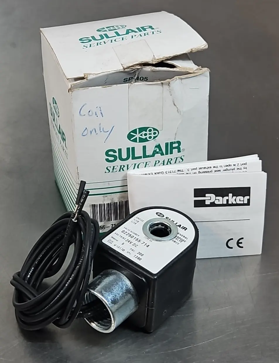Sullair 02250155-714 Solenoid Valve for Compressor Loc5B8