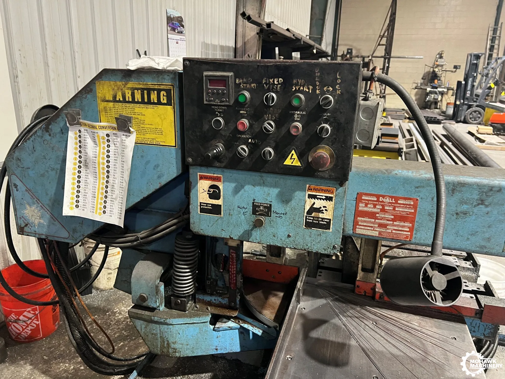 9" x 16" DOALL "C-916SA" AUTOMATIC SWIVELING-HEAD HORIZONTAL BAND SAW