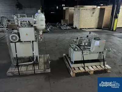 USED Berstorff 1,610 MM (63") Berstorff Vertical Two Roll Calander Sheet Stack