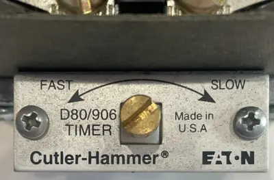 NEW EATON CUTLER HAMMER D80NE1A PNEUMATIC TIMER D80N