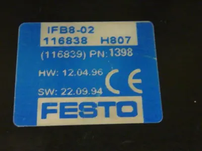 USED FESTO IFB8-02