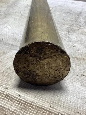 Machined Brass C360; Lathe Stock Bar; 20″ X 2 1/2″ Round Brass Bar