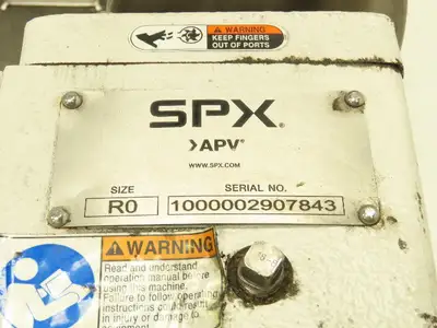 SPX APV R0 Positive Displacement Sanitary Pump Tri-Clamp  -Incomplete Unit