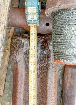 Used AFTERMARKET 7-3/4" X 30" CABLE TOOL CHISEL BIT Drills Pennsylvania US | East West Machinery & Drilling #1417983