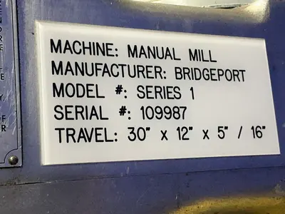 Used BRIDGEPORT SERIES 1 Vertical Mills Ohio US | HGR 24 #1411951