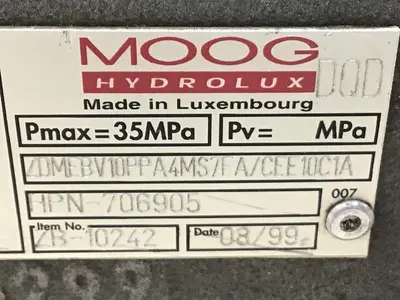 USED MOOG ZDMEBV10PPA4MS7FA/CEE10C1A