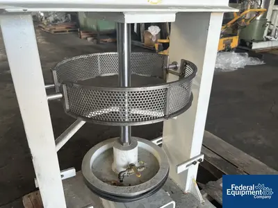USED Cowles 5 Gal Morehouse Cowles Triple Shaft Vacuum Mixer, Model VIscomax 3V-5-5-3X