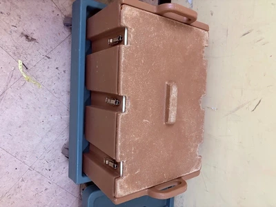 3 stackable hot boxes with wheel cart.
