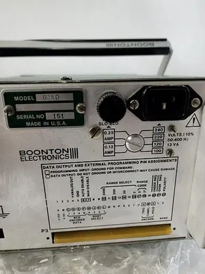 BOONTON ELECTRONICS INDUCTANCE METER 62AD