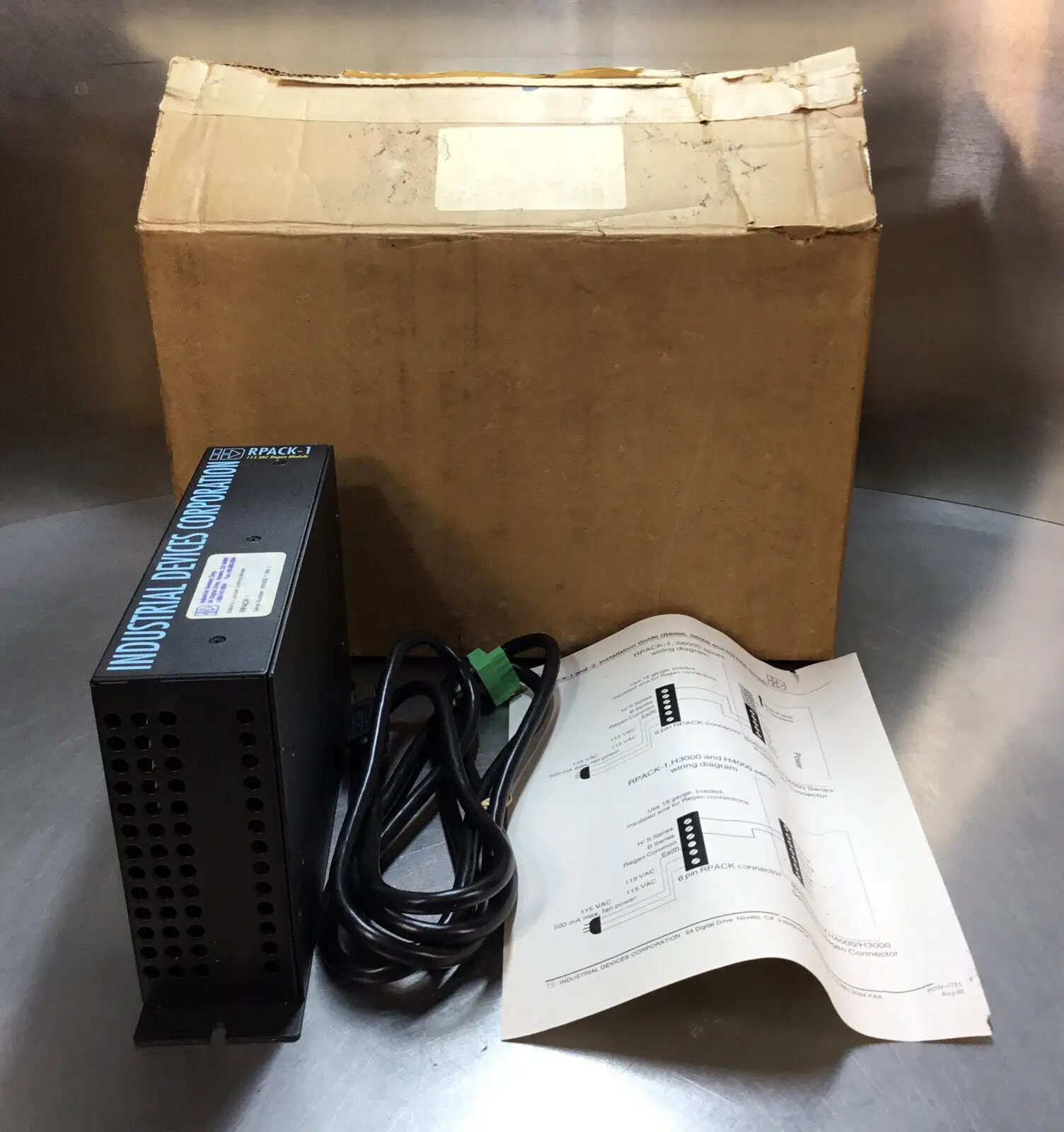 Industrial Drive Corporation RPACK-1 115VAC Regen Control Module 1B