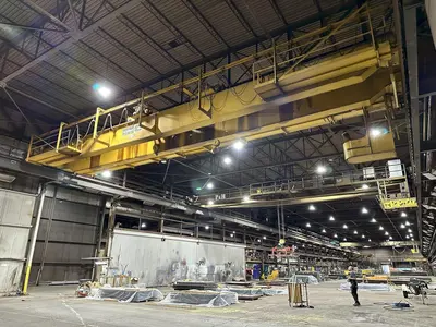 5 TON CONCO HEAVY DUTY OVERHEAD CRANE HOIST: STOCK #20380