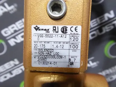 Versa Valves VGG-5522-11-A120 Solenoid Valve for Non-Hazardous Locations New NIB