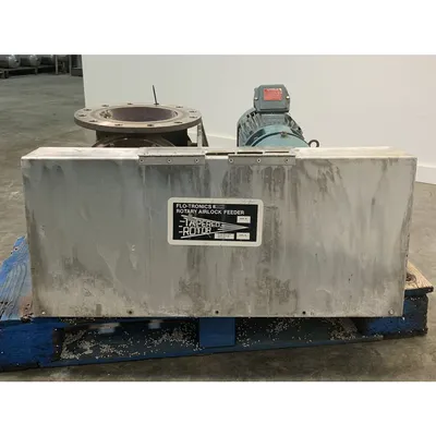 Used 10" Stainless Steel Flo-Tronics Rotary Airlock Feeder Valve