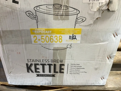 Used LOT OF (6) BREWMASTER 8.5 GALLON STAINLESS STEEL BREW KETTLES Brewing Equipment Michigan US | Miedema Asset Management Group #1580112