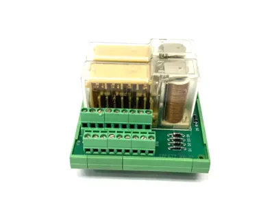 Used Universal Instruments Safety Relay Module DIN Rail Mount Relays & Switches Michigan US | Maverick Industrial Sales #1402297