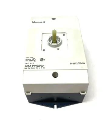 USED EATON, MOELLER ROTARY DISCONNECT MAIN SWITCH NO HANDLE