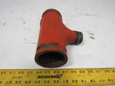 Victaulic No. 29 Grooved Pipe  Reducing Tee Threaded Branch 3x3x1-1/2" NPT
