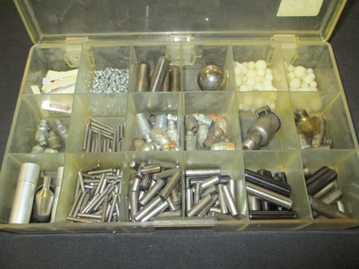 Used/Unused Dowels Pins, Bearings, Rivets, Grease Zert's & Misc. Parts (571 pcs)