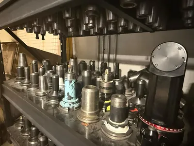 150PC CNC TOOLING LOT: CAT40/50, BT40/50, HSK63, COLLET, END MILL, SHRINK-FIT, BORING HEADS
