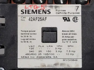 USED 2008 SIEMENS 42AF25AF