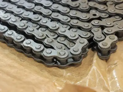 Riveted Roller Chain ANSI 35, 10FT, 3/8" Pitch