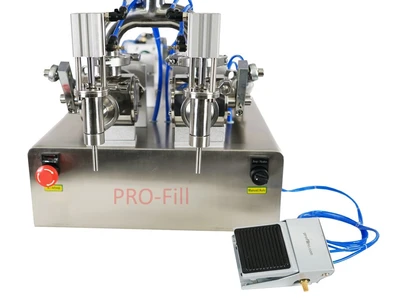 Jet Models Double Head (Air Only / Pneumatic) - Piston Filler Machine