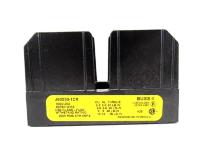 LOT OF 3 NEW BUSSMANN J60030-1CR FUSE HOLDERS J600301CR