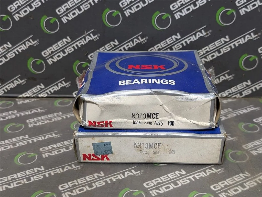 NSK N313MCE Cylindrical Roller Bearing Inner and Outer Set 65x140x33 New NIB