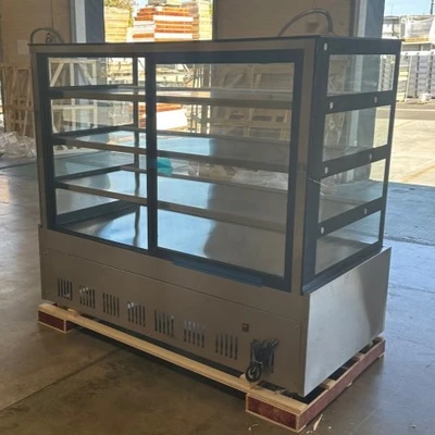 171-0329 60" Glass Donut Pastry Lighted Dry Bakery Case