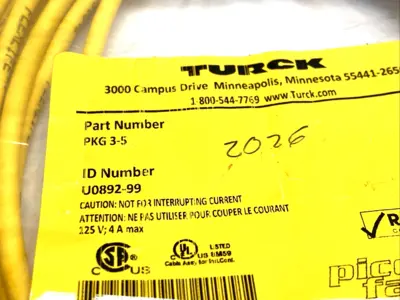 NEW TURCK U0892-99