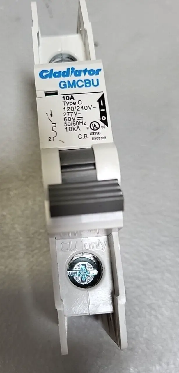 Gladiator IEC60947-2 GMCBU-240 VAC / 60 VDC, 1-pole (BIN 3.5.2)