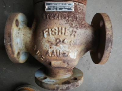 Fisher 1" 150 Class 3 way WCB Control Valve