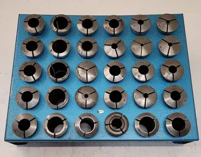 5C COLLET SET (30 PIECES) - VARIOUS SIZES & BRANDS (HARDINGE, ROYAL, EMCO)