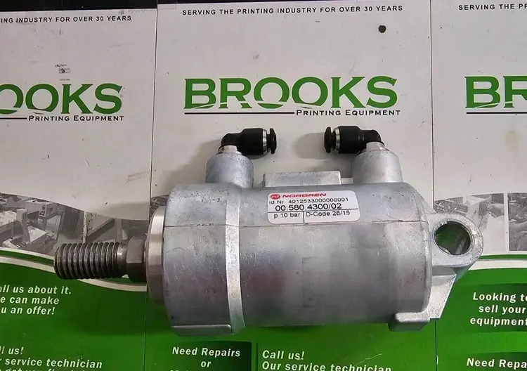 New | in-Stock HEIDELBERG 00.580.4300102 Pneumatic Cylinders North Carolina US | BROOKS PRINTING EQUIPMENT #1138638