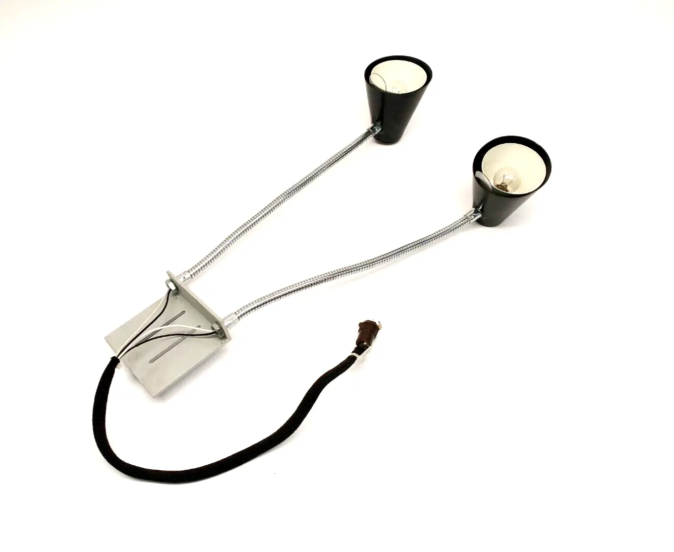 Work Station Lamp | Double-Light Side Mount , Winchester 5-Pin M5P Connector - Used