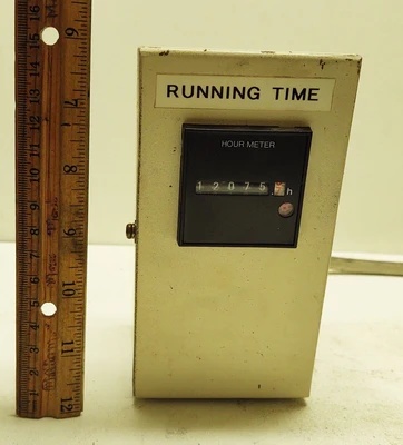 MATSUSHITA ELECTRIC WORKS TH141 HOUR METER 100VAC 50/60 Hz  with Enclosure