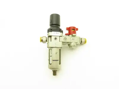 Automation 720635 Pneumatic Air Filter Regulator Lockout Valve 160PSI 3/8" NPT