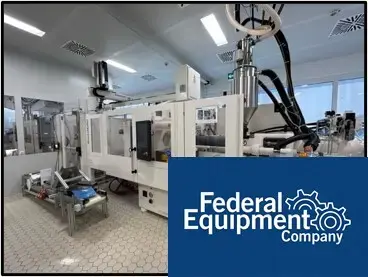 Used KraussMaffei 110 Ton Krauss Maffei Injection Molding Line Blow Molding Machines NL | Federal Equipment Company #130303