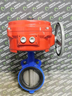 Bray Controls & DelTech 5" Actuated Butterfly Valve 70-0082-113D0-536/A Used