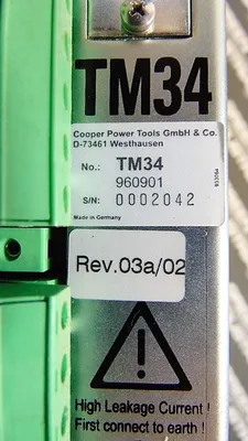 Cooper Tools TM34 960901 Servo Drive Card Rev.03a/02 Used