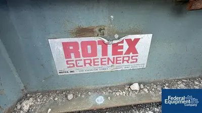 USED Rotex 60" X 120" ROTEX SCREEN, C/S, TWO DECK