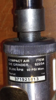USED Central Pneumatic® 62254