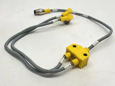 Turck VB2-RS 4.4T-0.3/2WK 4T-0.3/0.3 Daisy Chain Splitter U0164-0