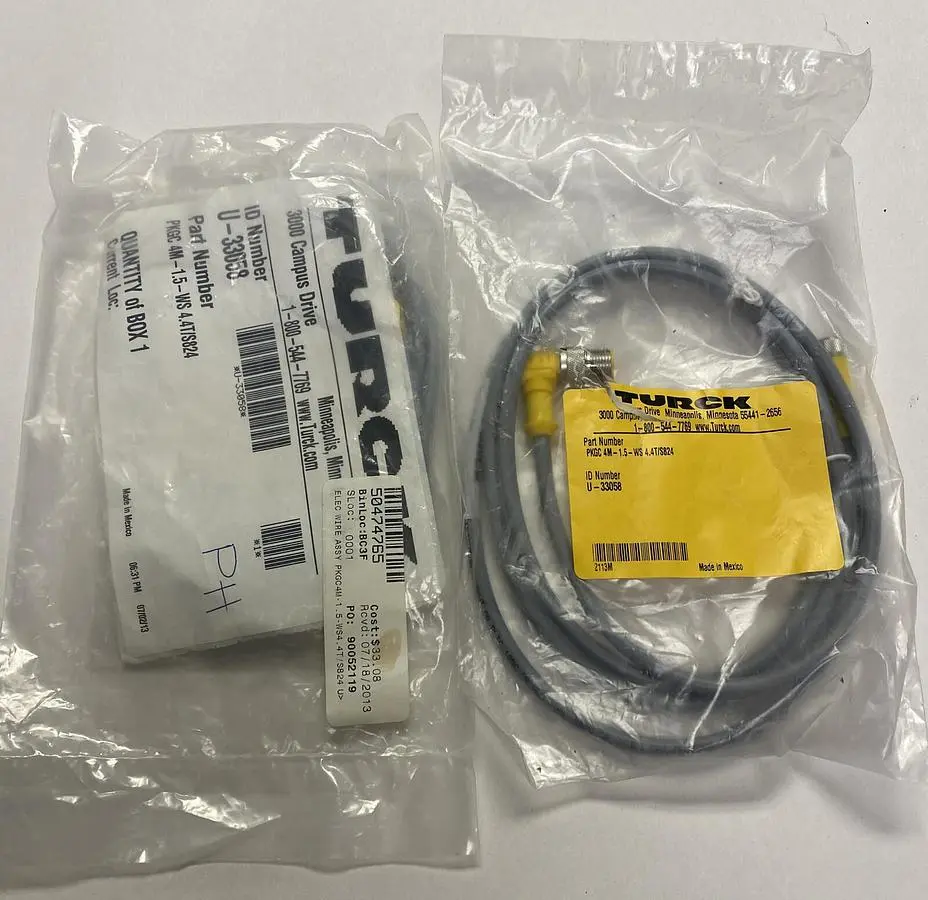 New | in-Stock TURCK PKGC 4M-1.5-WS 4.4T/S824 Misc Electrical & Power Parts Ohio US | Surplus Asset Holdings #1262585