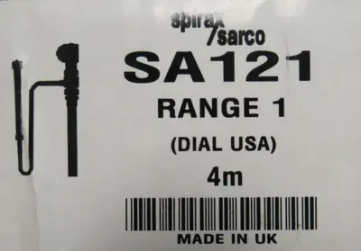 NEW SPIRAX SARCO SA121 TEMPERATURE CONTROL