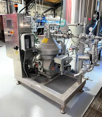 SPX Seital SE 201 HBIX-Q3P2 hermetic juice clarifier skid, 304SS.