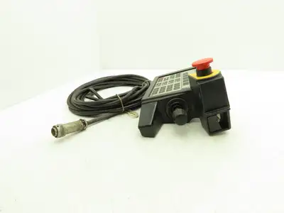 ABB 3HAB 2136-1 Robot Teach Pendant Keypad Handheld 35' Cord *Read Description